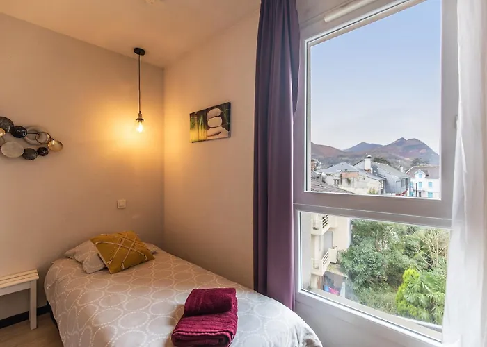 Tithome 1 - Gare, Centre Ville, Vue Montagne Et Chateau Appartement Lourdes